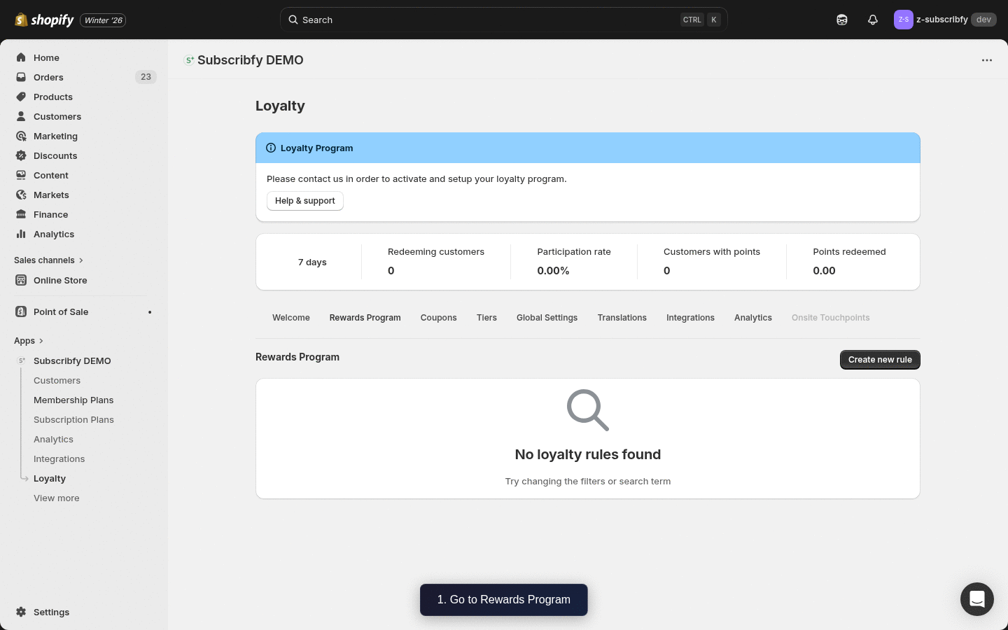 How to create a Goal Spend rule